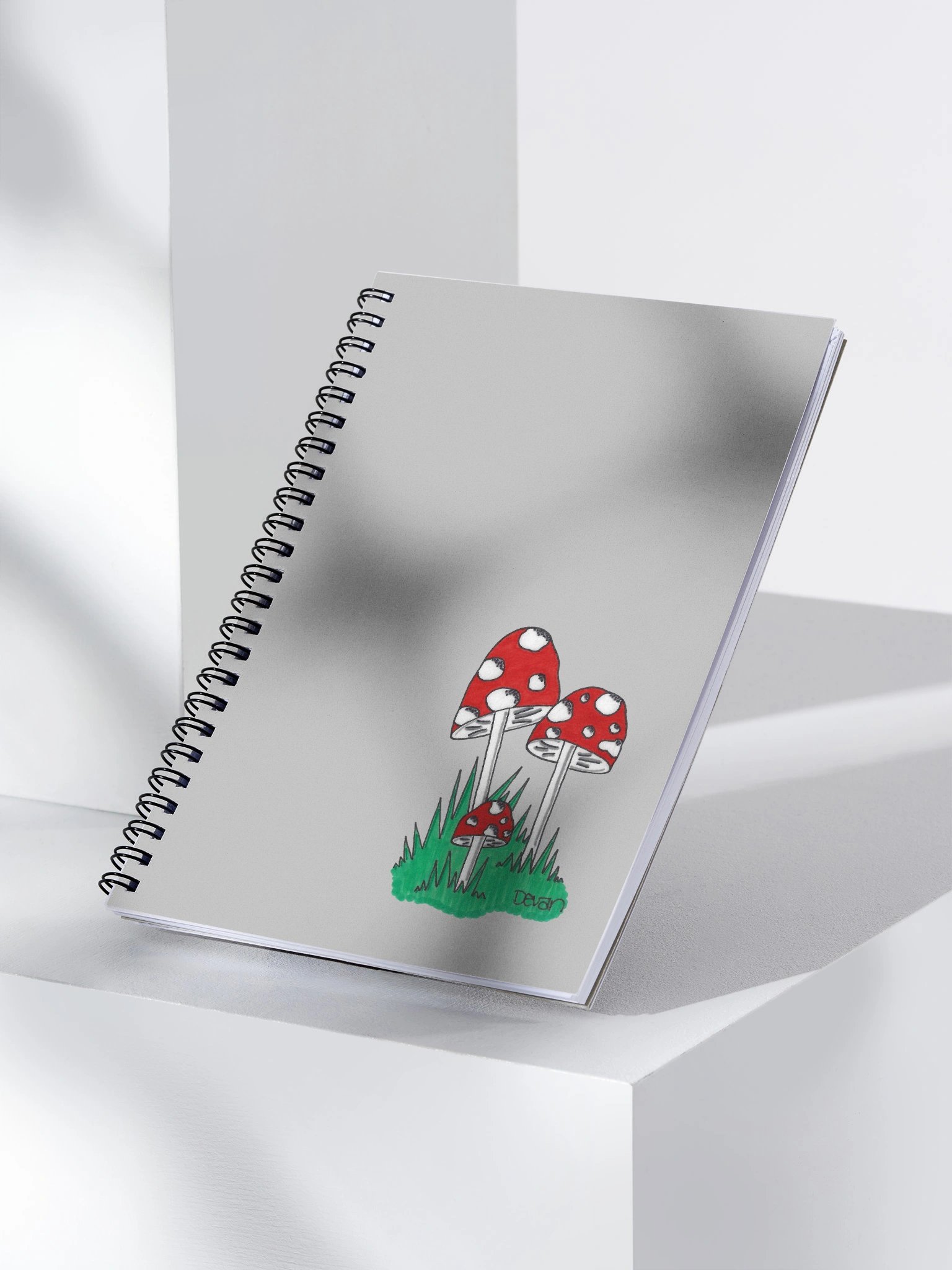 Red Mushroom Trio Notebook product image (3)