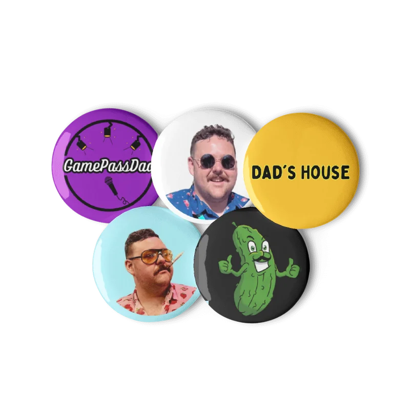 GamePassDad Pins (5pcs) product image (1)