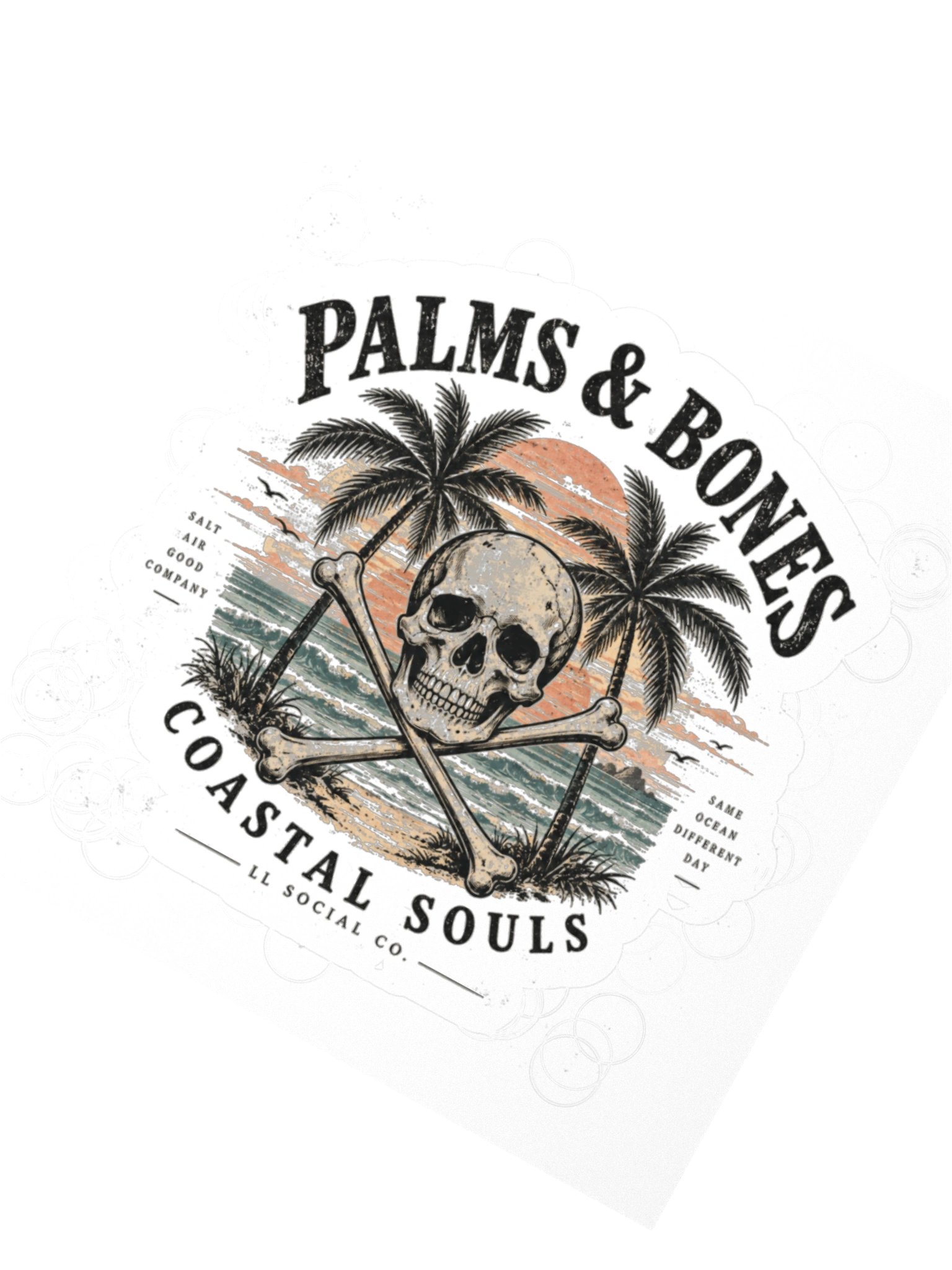 Palms & Bones Coastal Souls Sticker product image (5)
