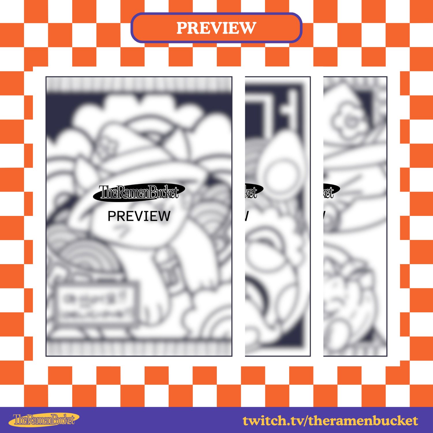 'THE RAMEN FEST' Printable Coloring Pages product image (2)