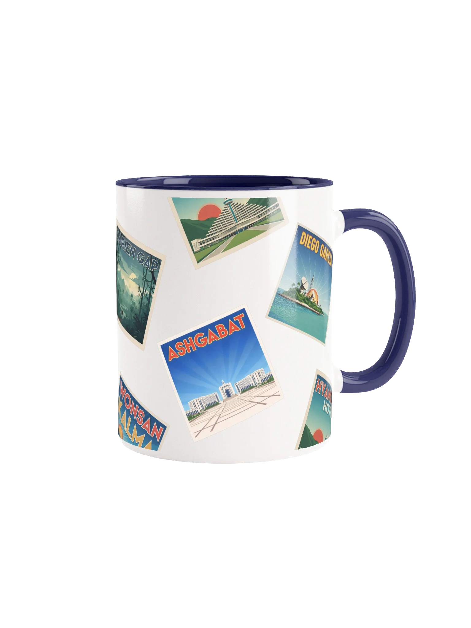 Oh the Places You'll (Not) Go Stamps Mug — VP.MUG-06