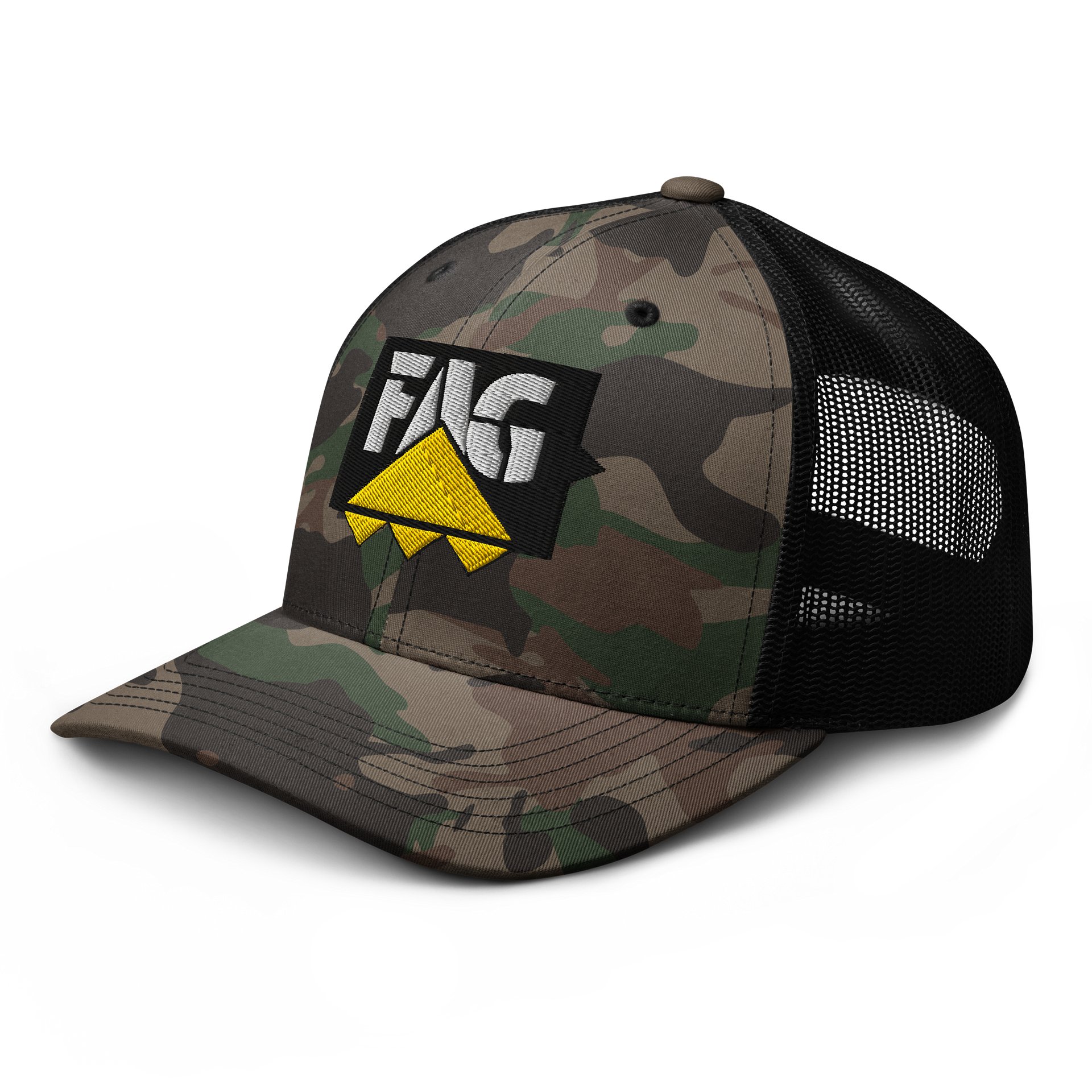 HIGH TECH RED NECH GAY RNC CAMO TRUCKER HAT product image (4)