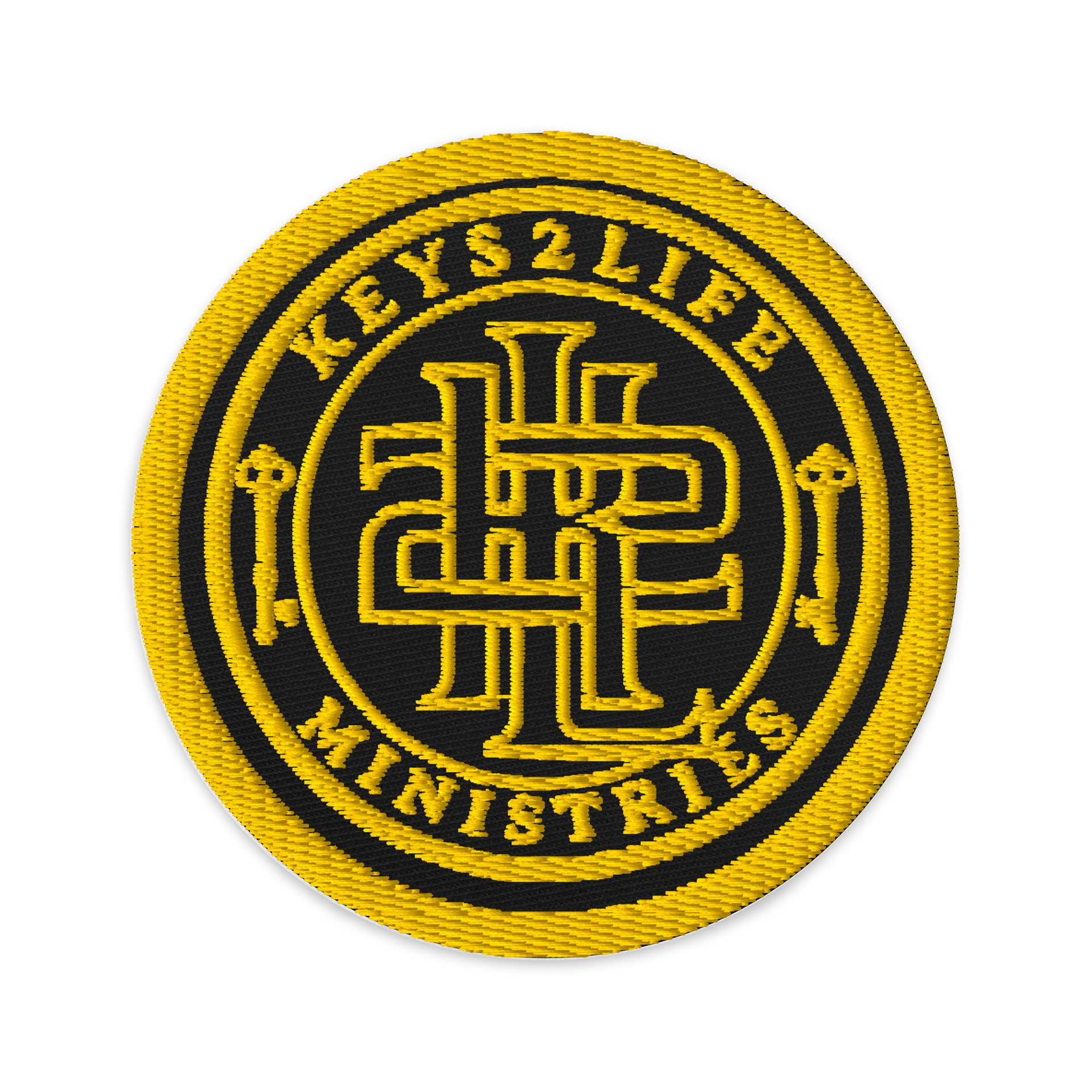Golden Monogram Emblem Patch product image (1)