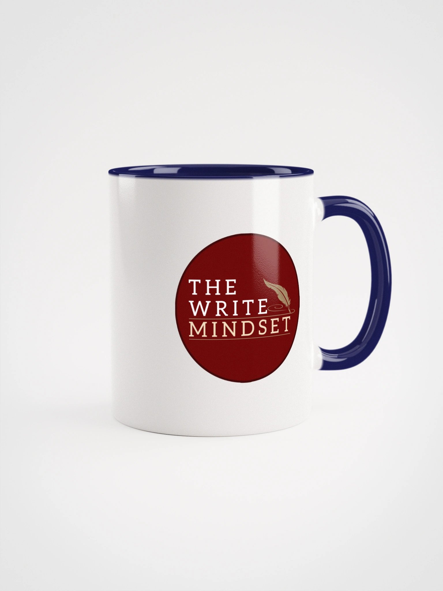 The Write Mindset Logo—Ceramic Mug with Color Inside (11 & 15oz) product image (4)