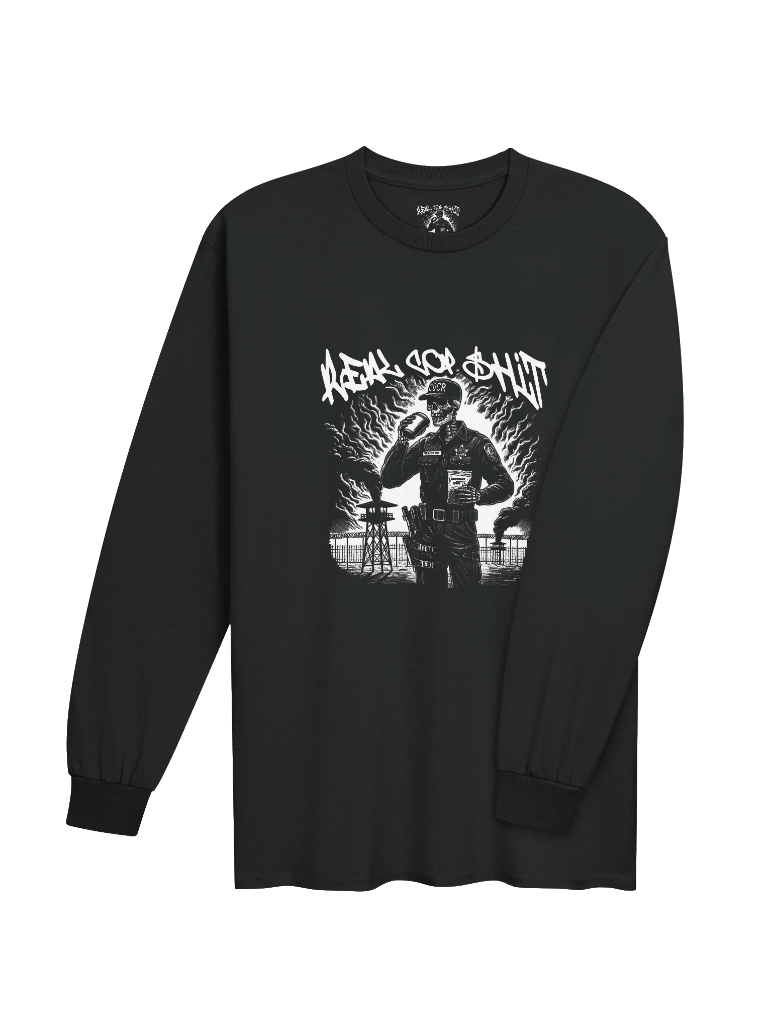 REAL COP SHIT LONG SLEEVE TEE product image (4)