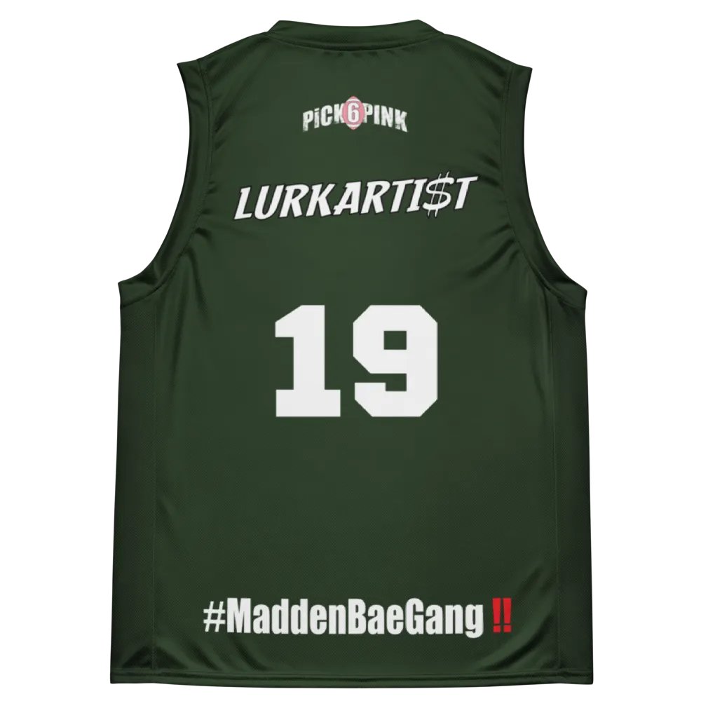 Madden Bae Jersey 👨‍🎨 (Green + White Logo) product image (2)