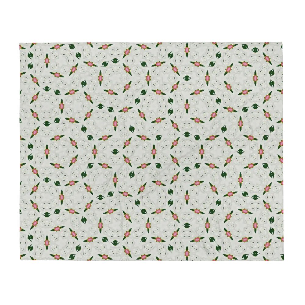 Unique Lips & Eyes Circular Pattern Throw Blanket product image (4)