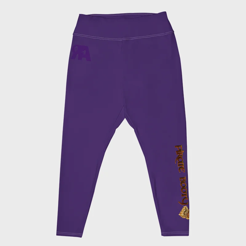 Dark Purple All-Over Print Plus Size Leggings product image (1)