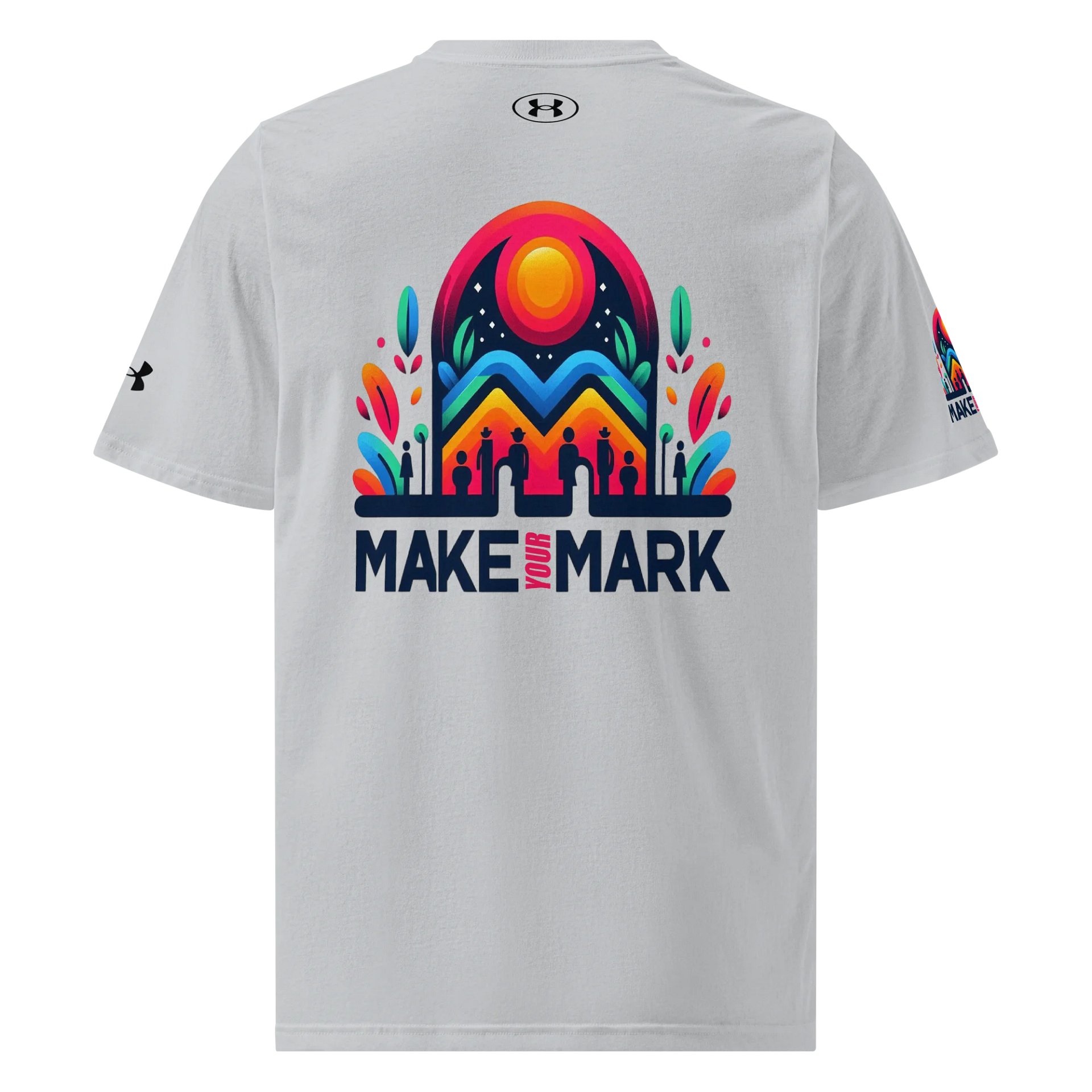 Vibrant Sunset Adventure Athletic Tee product image (3)