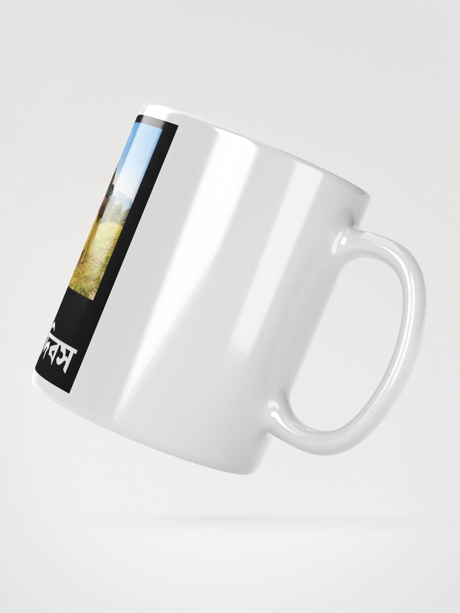 White Glossy mug product image (6)