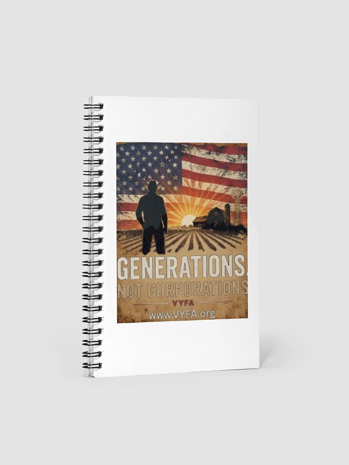 Generations Not Corporations Spiral Notebook product image (1)