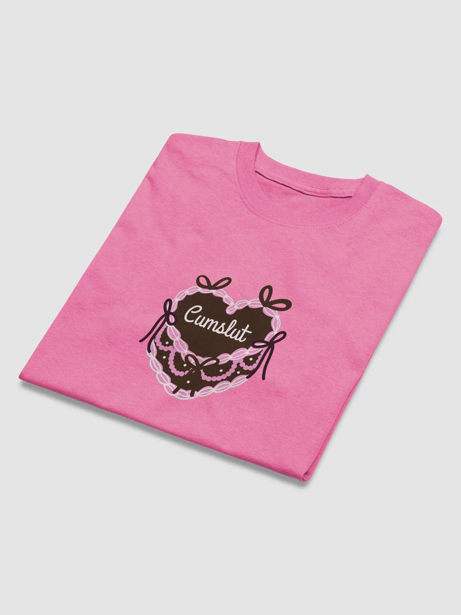 Cumslut printed T-shirt product image (4)