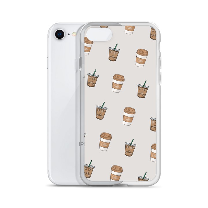 Morning Brew Coffee Clear iPhone Case product image (55)
