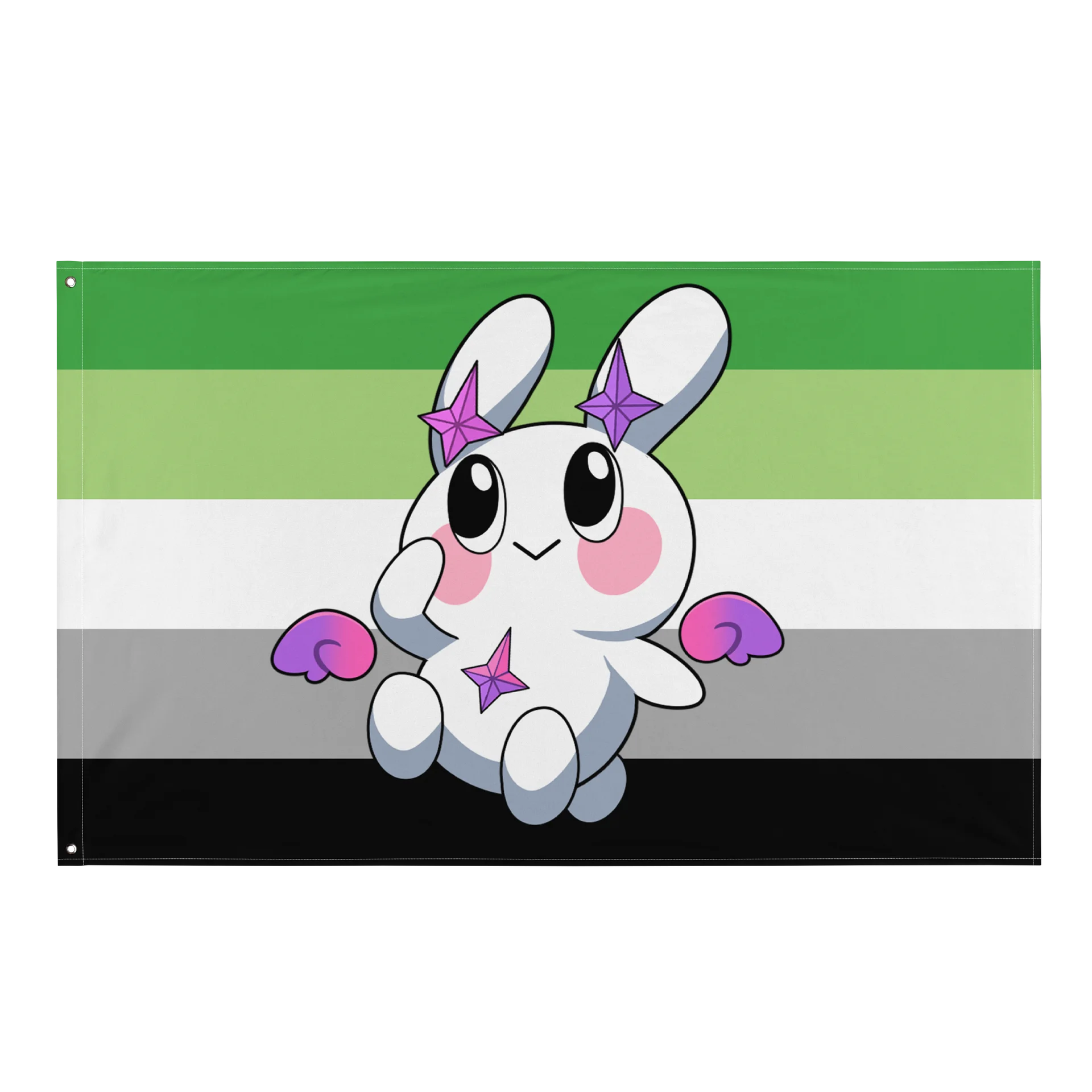 Aromantic Pride Flag - featuring Mellow! product image (1)