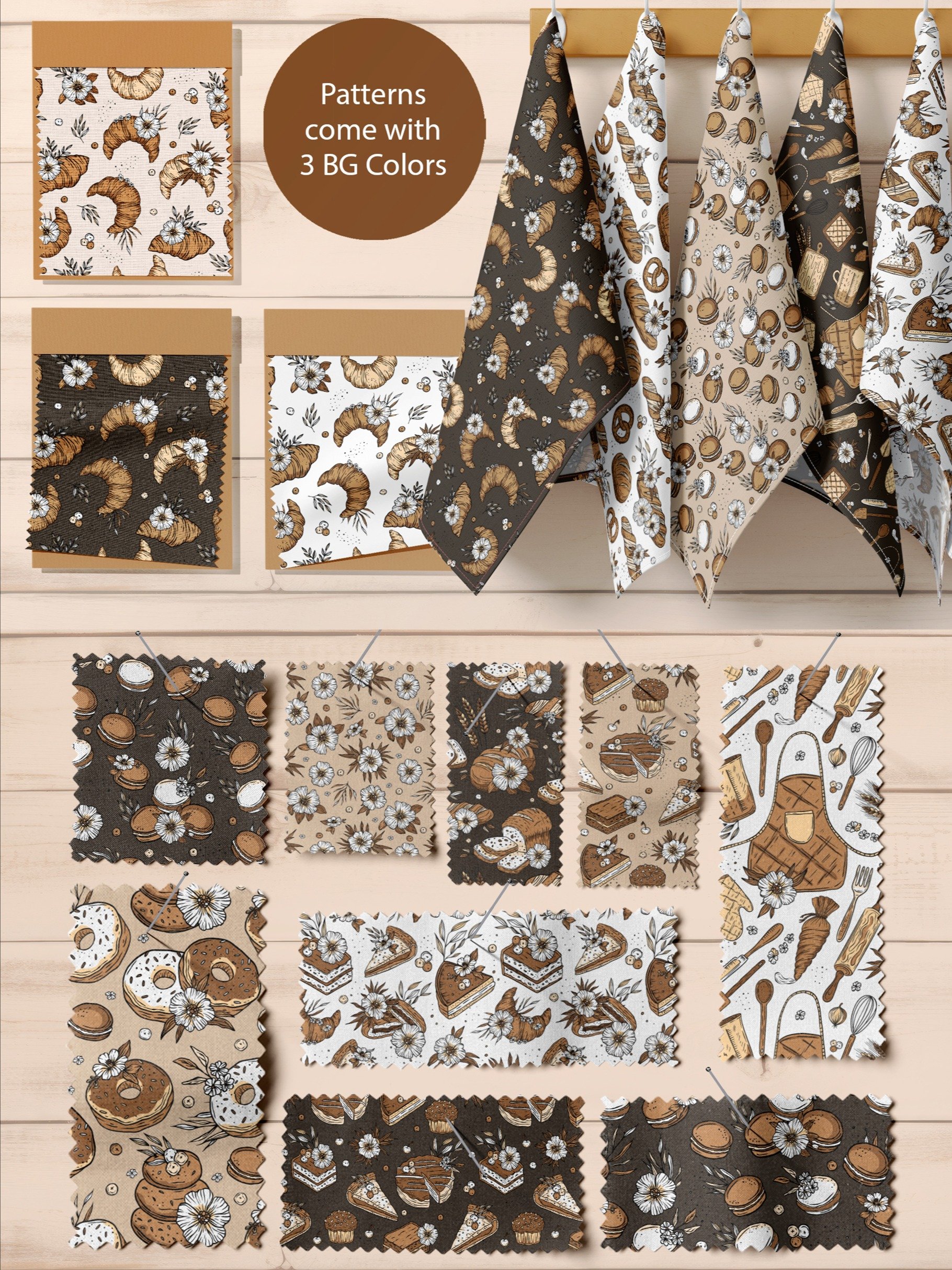 Bakery Seamless Patterns product image (5)