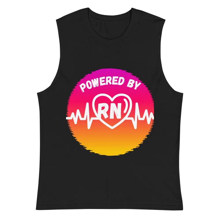 RN Heartbeat Gradient Muscle Tank product image (3)