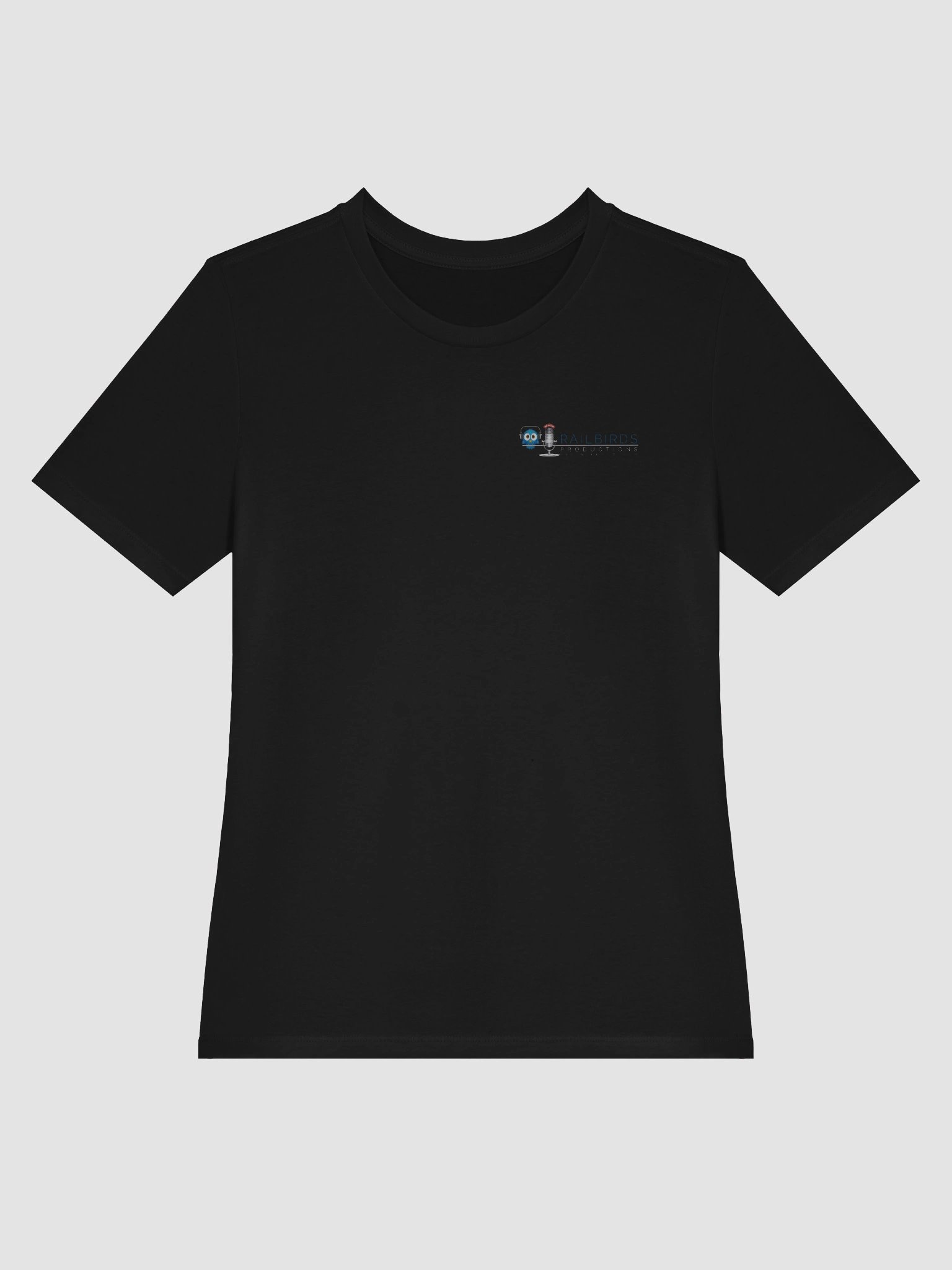 Women's Black Relaxed Fit T-Shirt product image (3)
