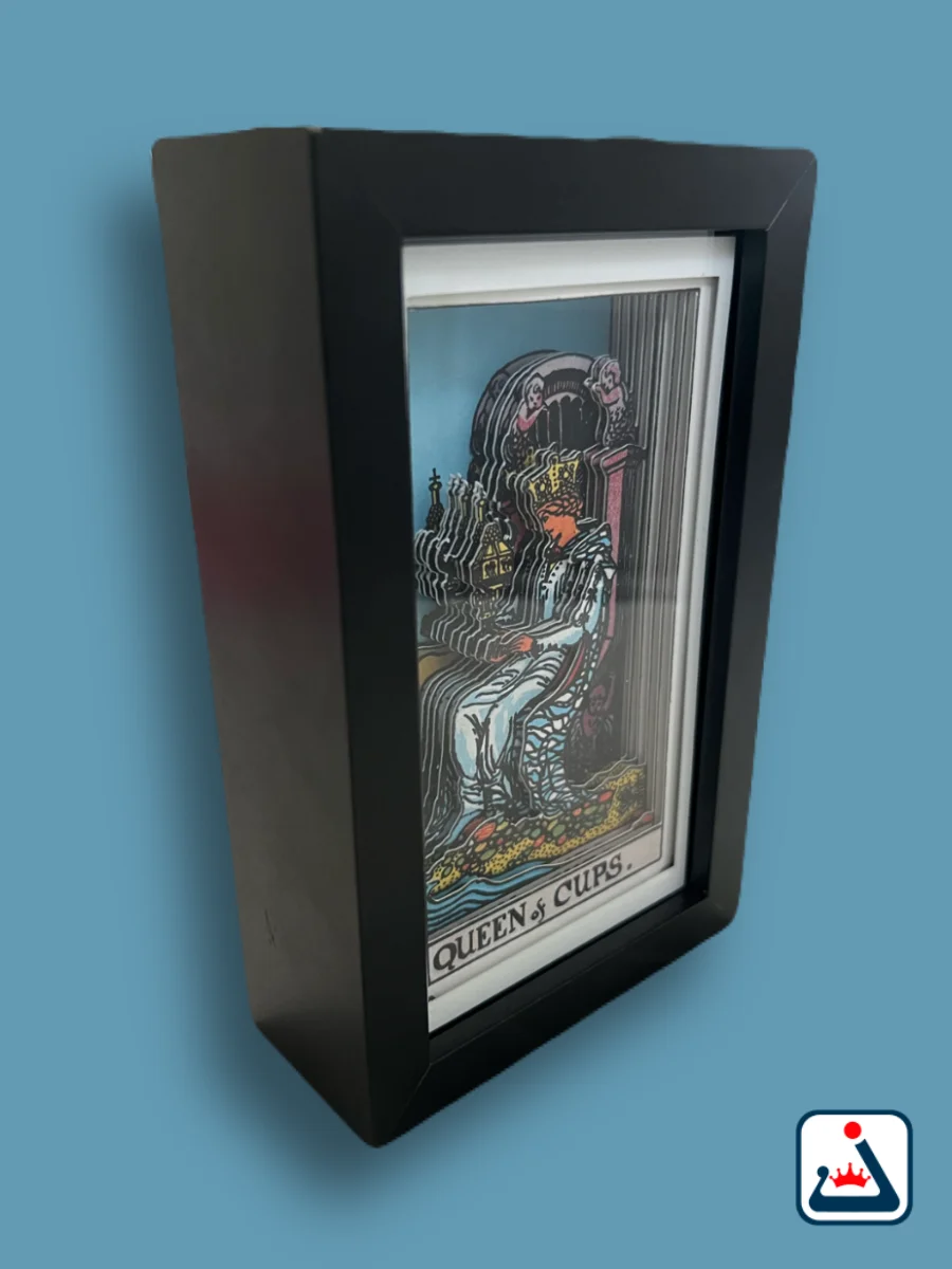 Queen of Cups – 3D Tarot Shadow Box Art product image (4)