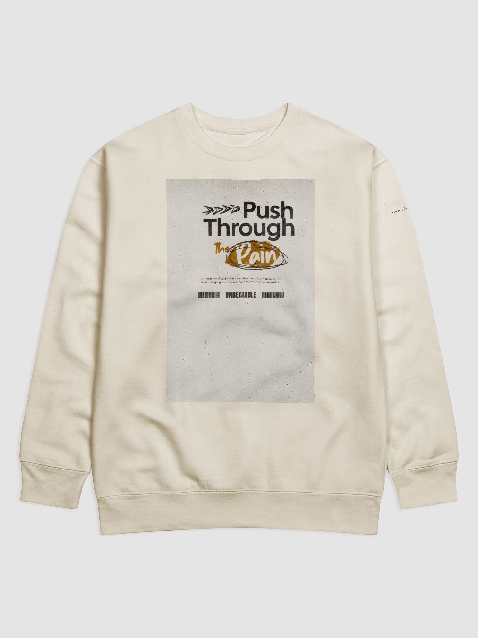 Push through the pain Sweatshirts product image (1)