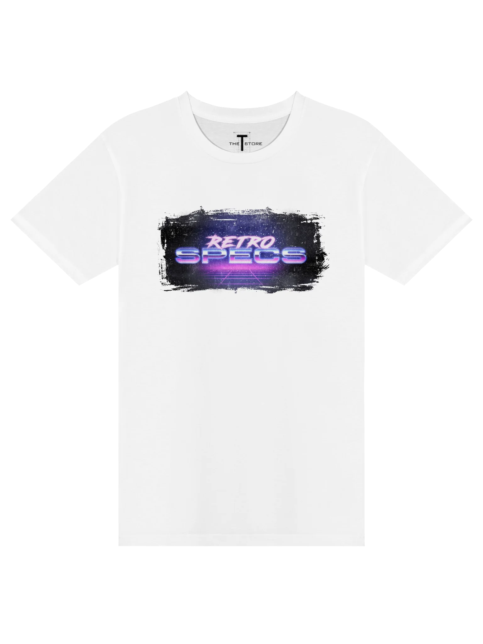 RETRO SPECS: Title Art Shirt (WHITE) product image (1)