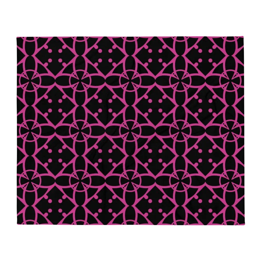 Pink Ethereal Echoes Throw Blanket product image (2)
