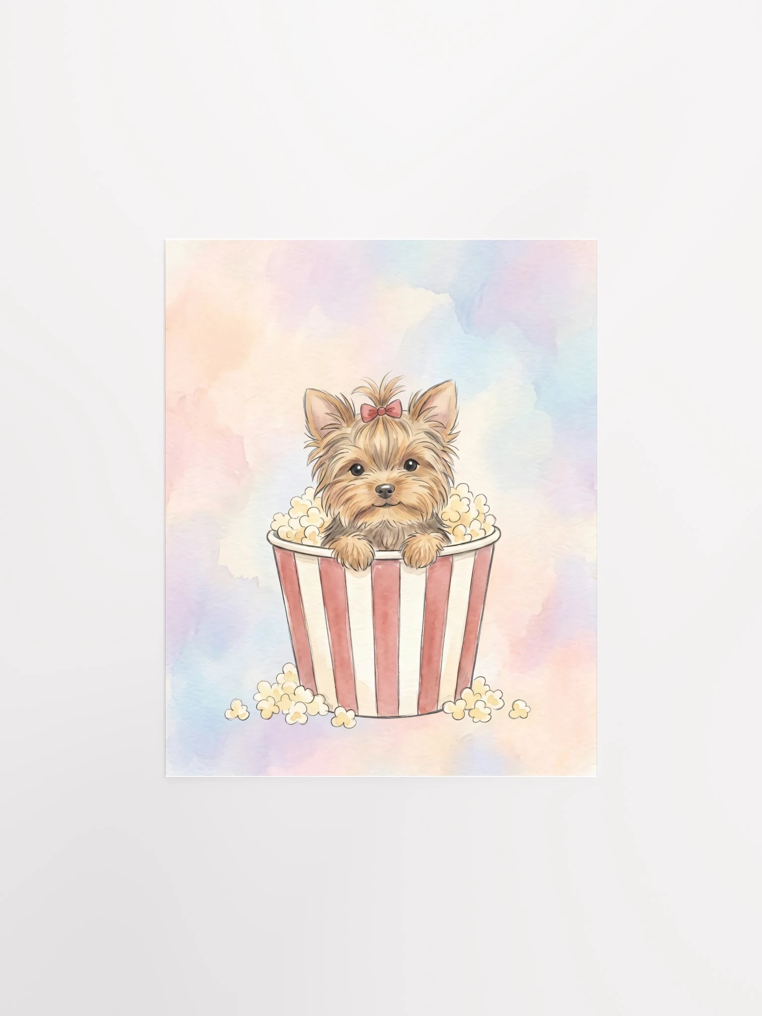 Movie Night Yorkie Poster product image (25)