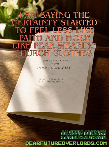 He read the passage he had taught for years. Then he found a space between the text and what he had been told it must mean.

...