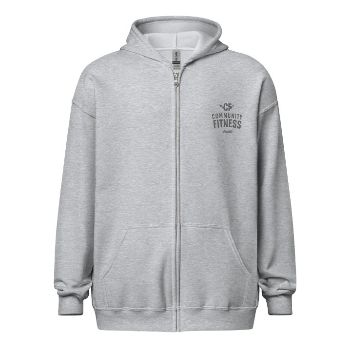Classic Zip Hoodie | Gray product image (1)