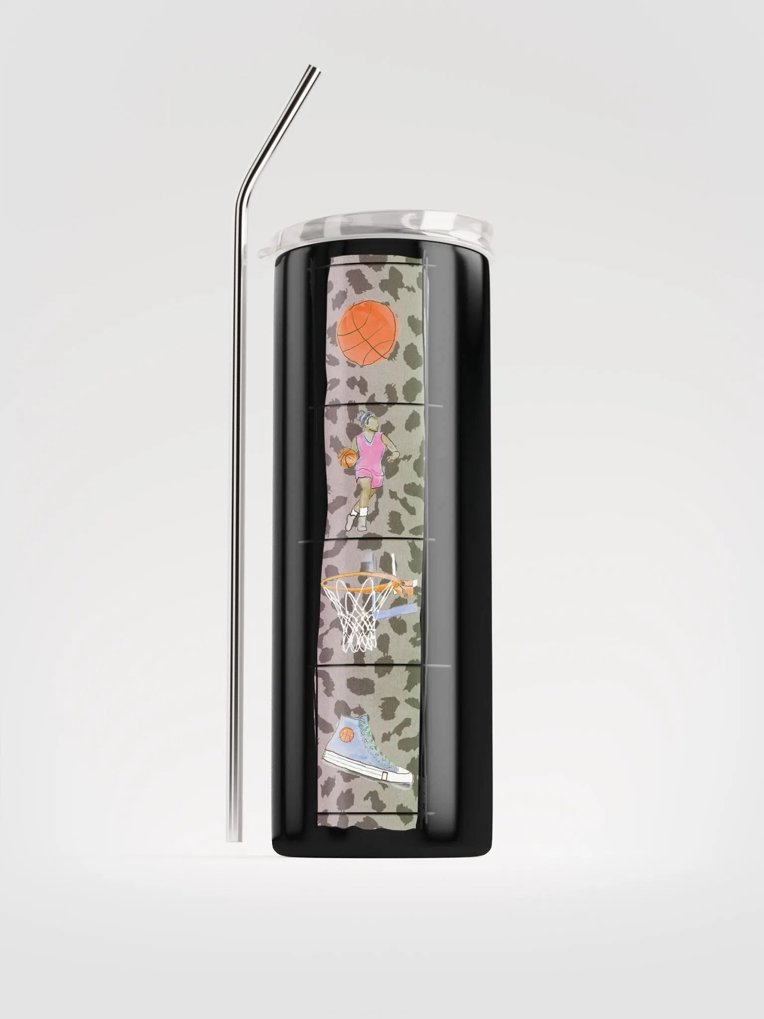 Basketball Fan Stainless Steel Tumbler product image (2)