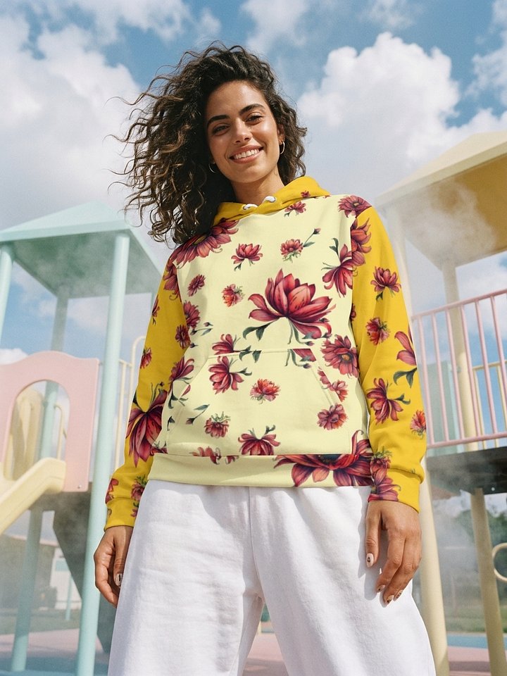 Flower thoughts-cotton hoodie product image (2)
