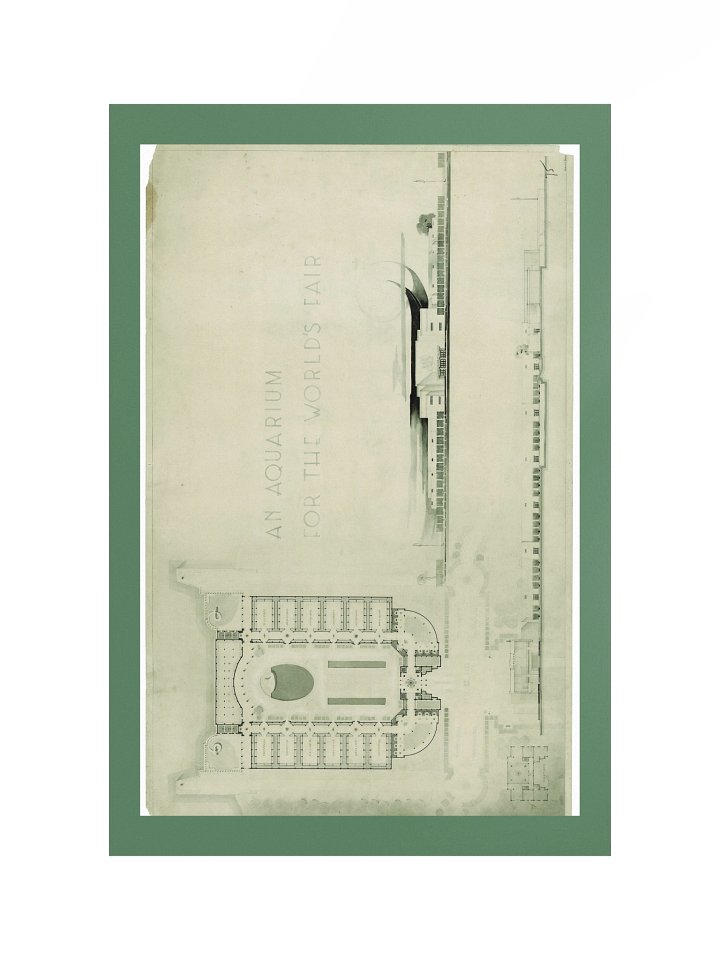AN AQUARIUM FOR THE WORLD'S FAIR (20x30) product image (1)
