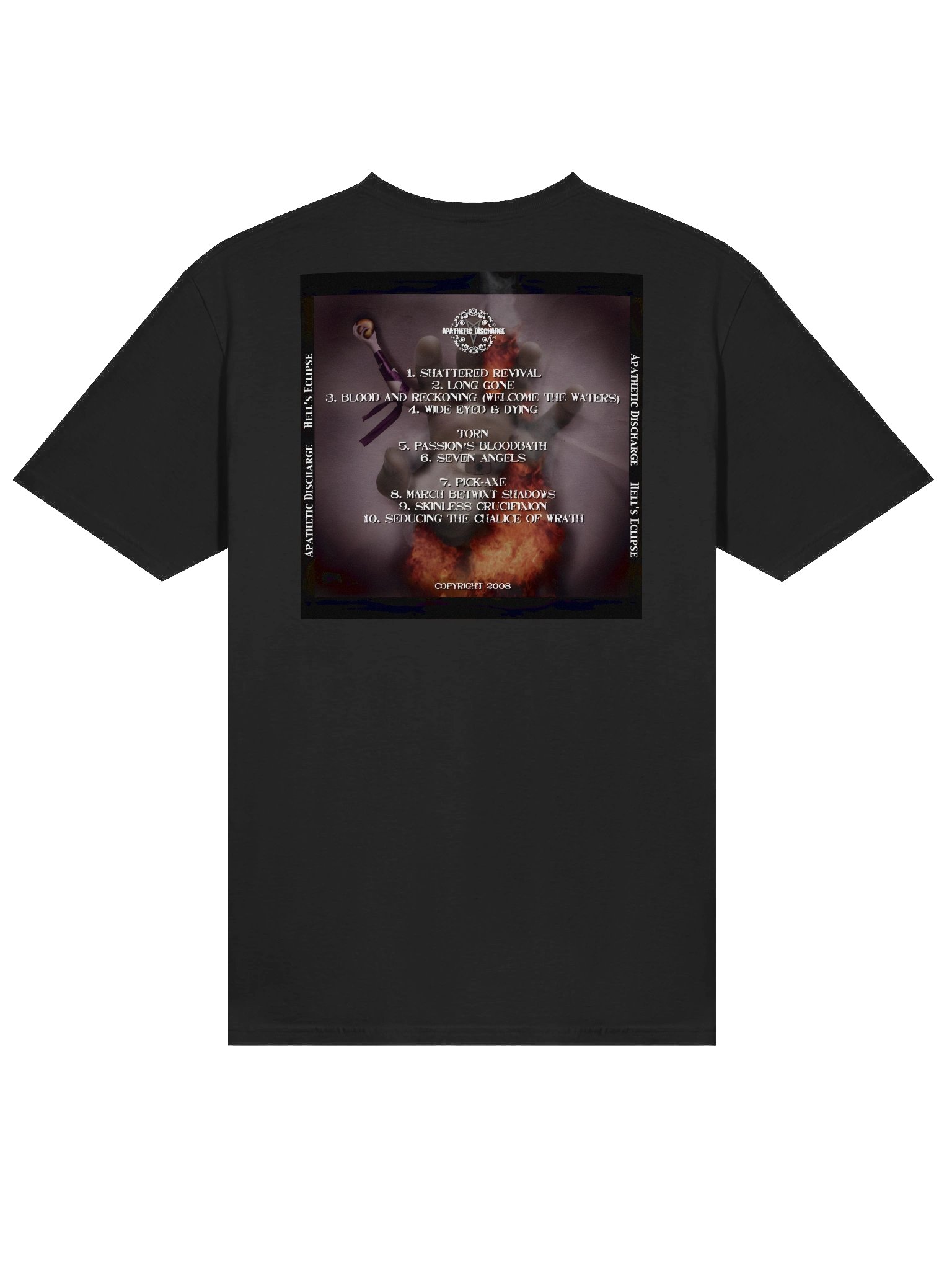 Apathetic Discharge "Hells Eclipse" Art T-Shirt product image (4)