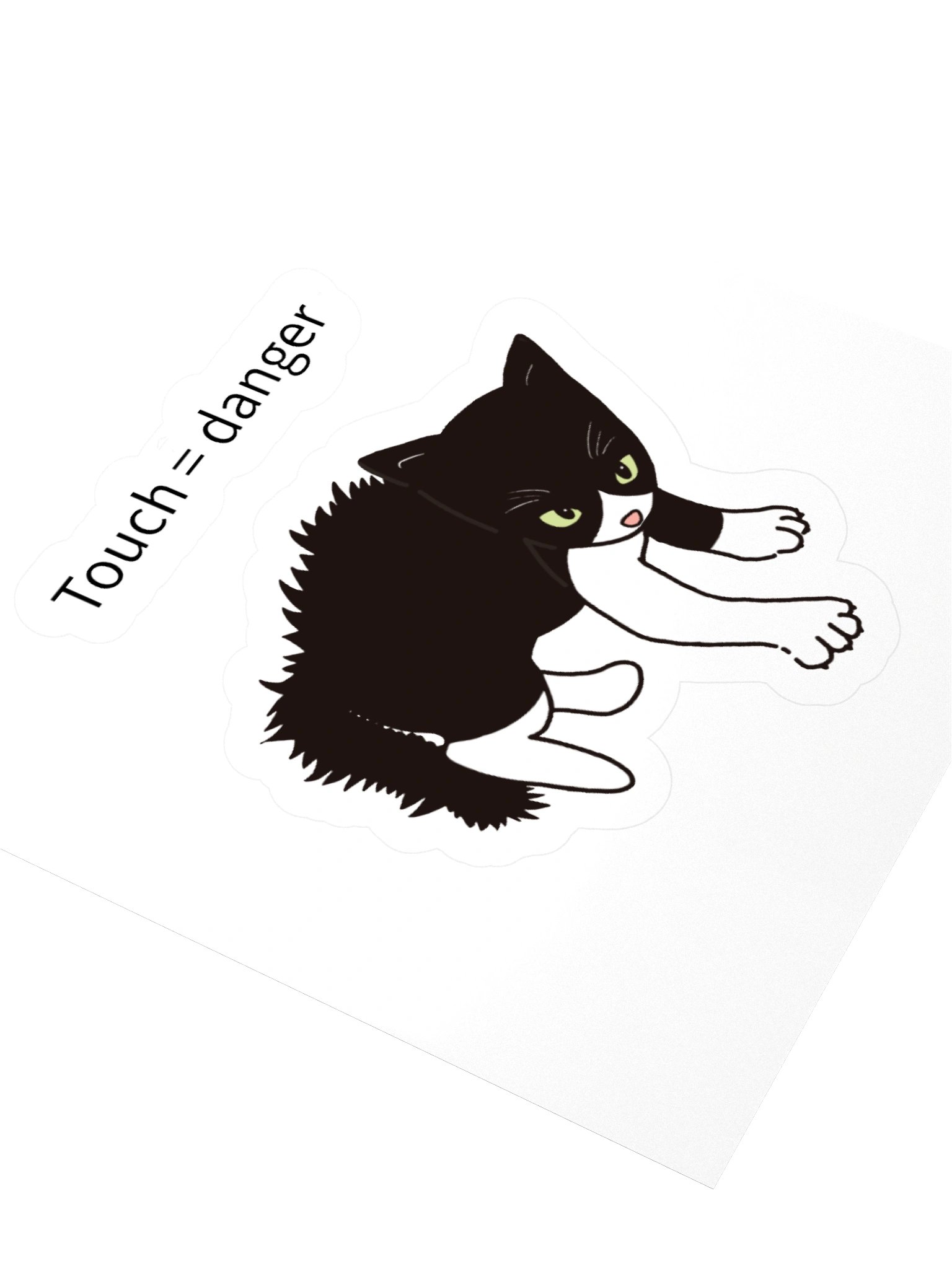 Touch = danger Sticker product image (3)