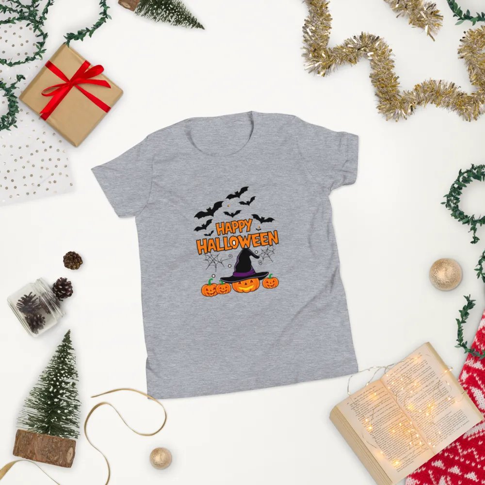 Happy Halloween Youth T-shirt product image (6)