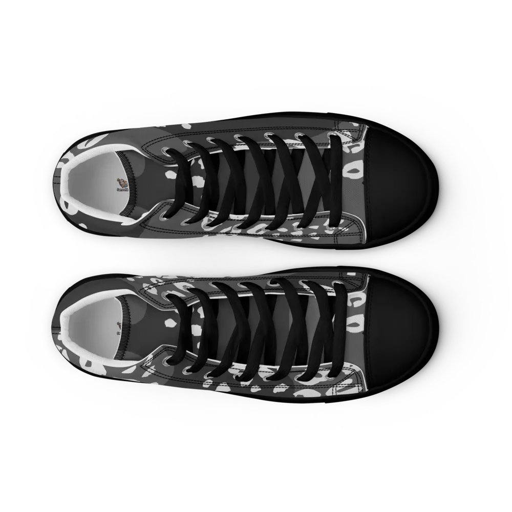 Grey Leopard Retro High Tops product image (18)