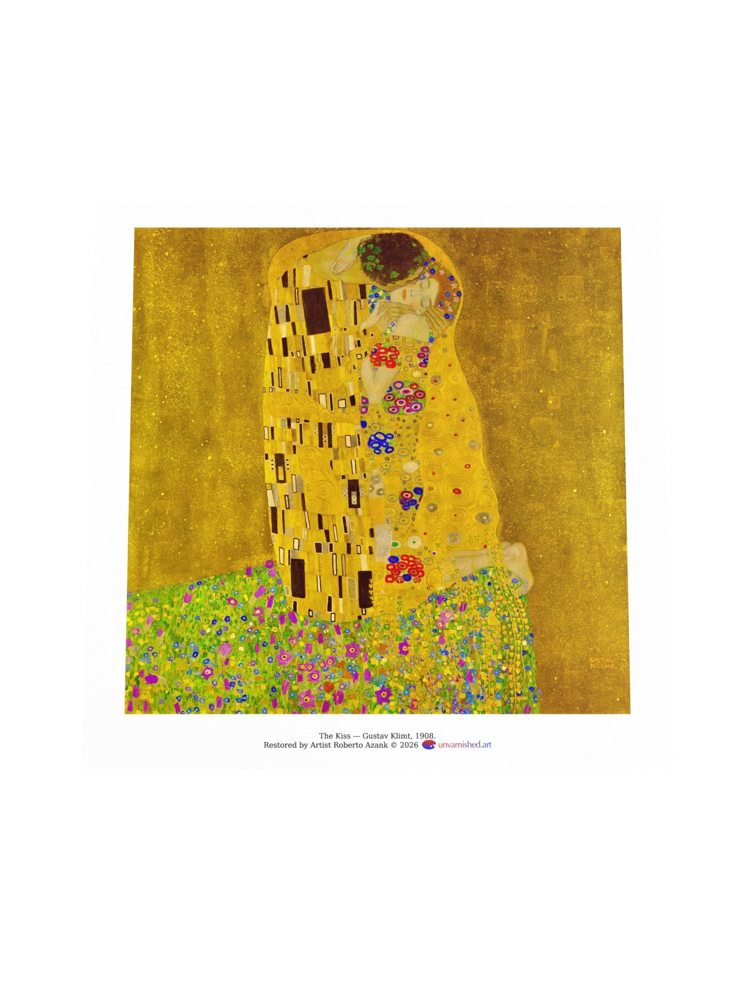 The Kiss — Square Poster product image (4)