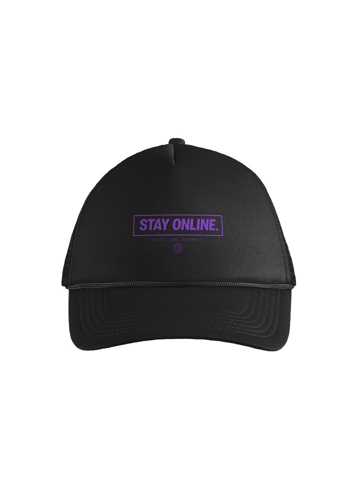 STAY ONLINE PURPLE CAP product image (1)