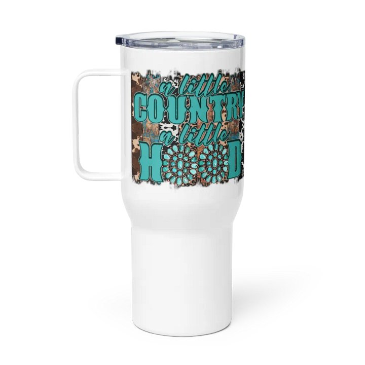 A Little Country, A Little Hood - Travel Mug w/ Handle product image (1)