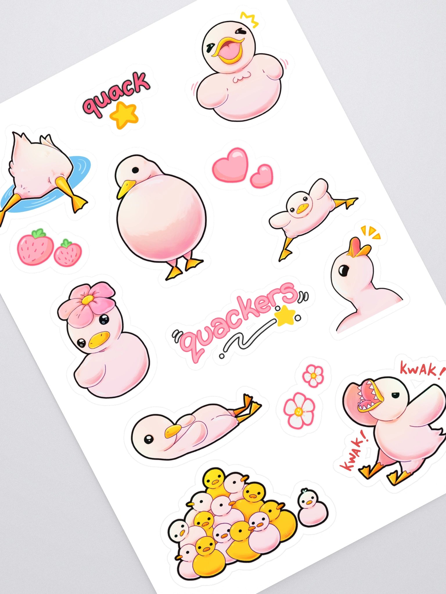 Quackers Collection Sticker Sheet product image (1)