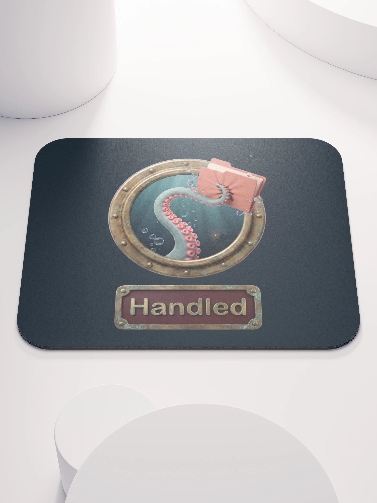 Handled tentacle mouse pad product image (1)