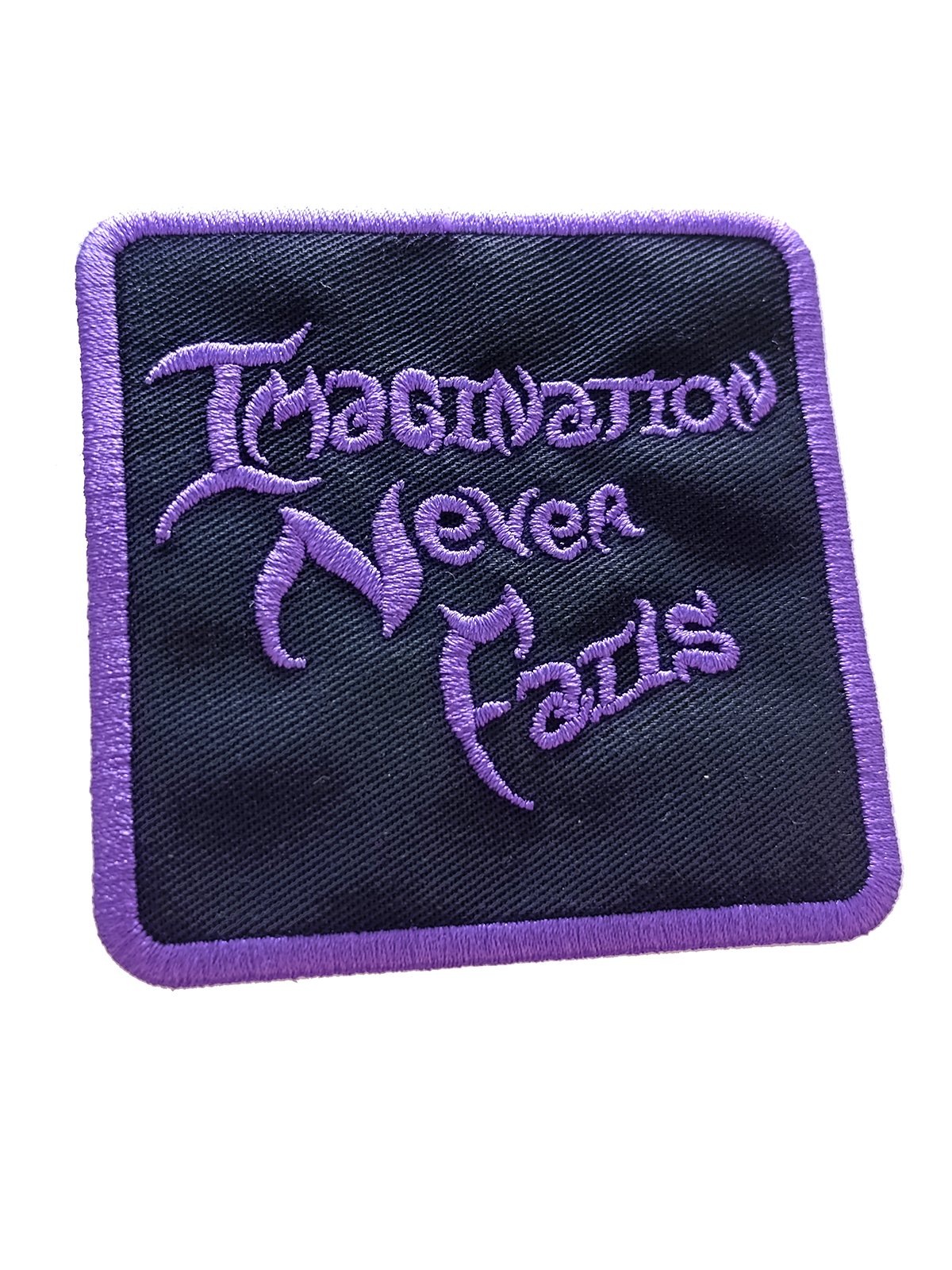 Embroidered Patch - Imagination Never Fails (PURPLE) product image (1)