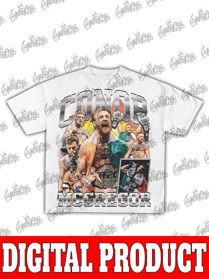 Conor "The Notorious" McGregor UFC MMA Champion Vintage Bootleg Graphic product image (2)