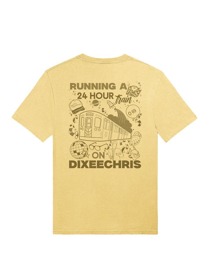 24hr Train Pocket Tee - Yellow product image (1)