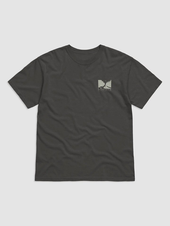 Steep Rock t-shirt (light green logo) product image (1)