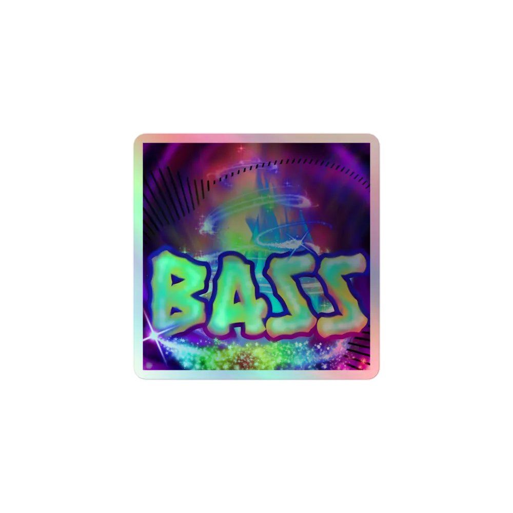 Hyper Bass Holographic Sticker product image (1)
