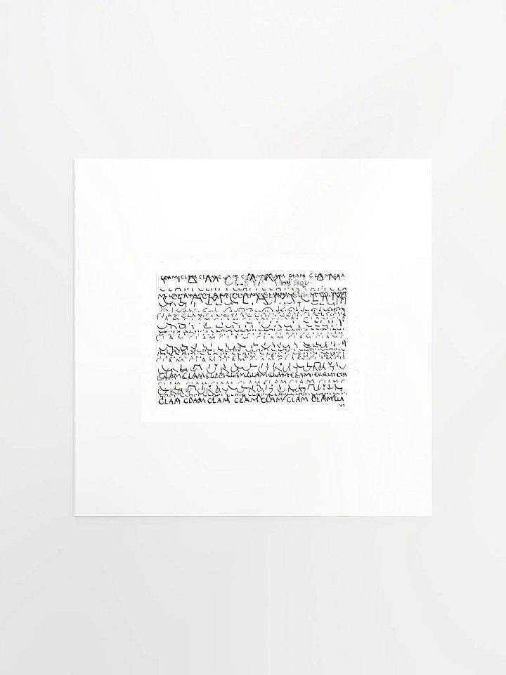 Clam panel card print product image (2)