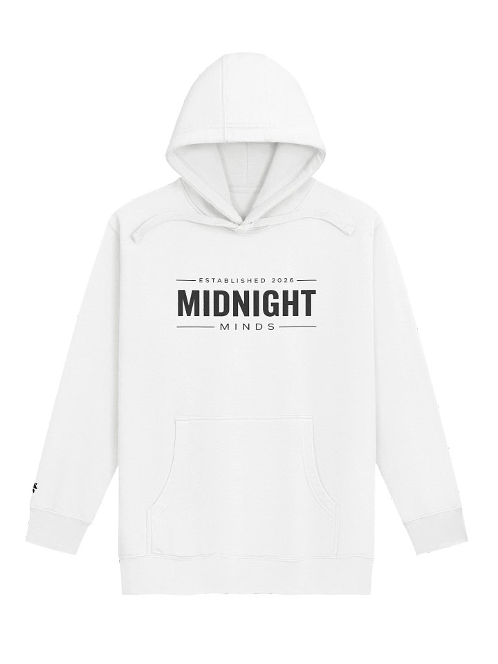 Midnight Minds // White Hoodie product image (1)