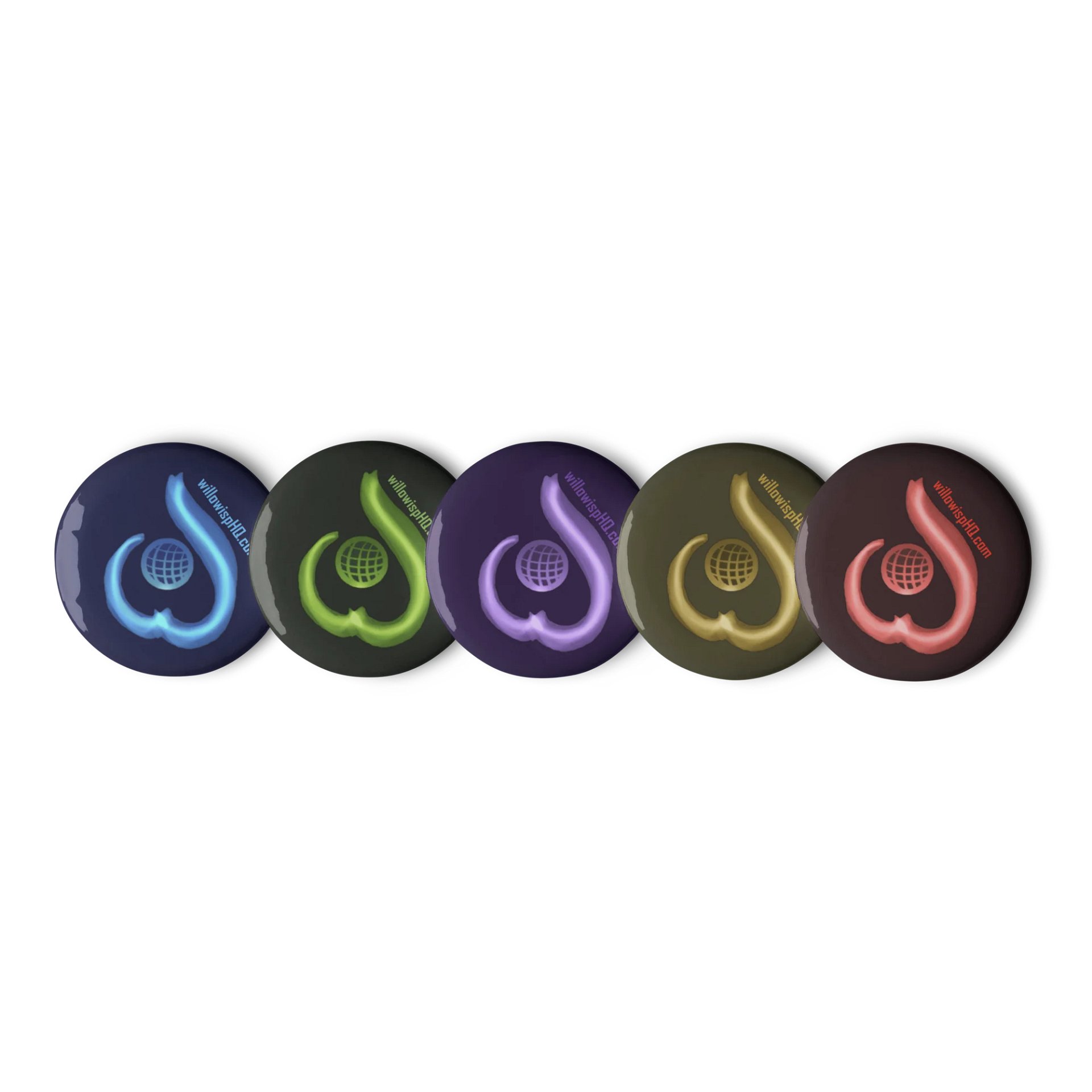 WILLOWISP Button Pins (Color Collection) product image (1)