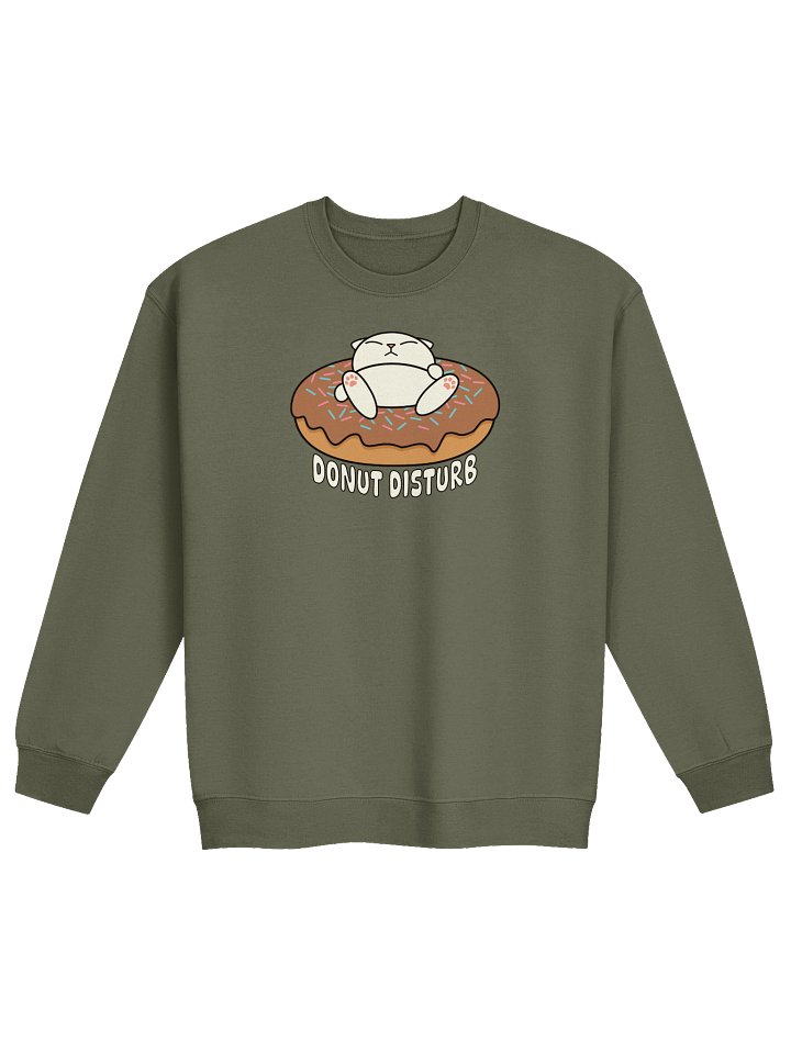 Donut Disturb Cat - Unisex Adult Sweatshirt product image (1)
