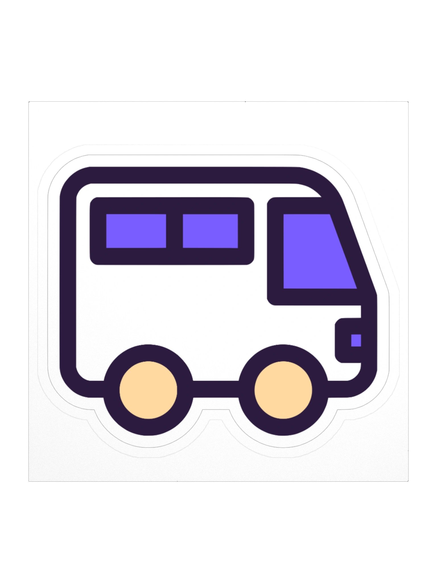 Abfahrt! Sticker – Sunset product image (1)